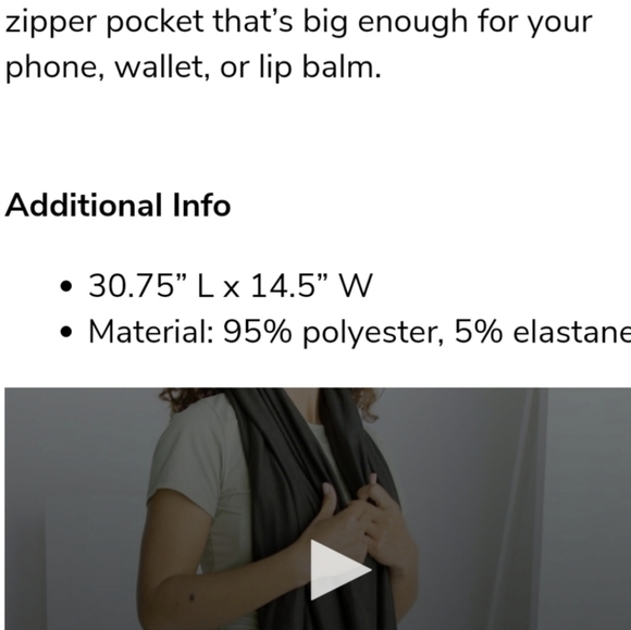 NEW Beyond Yoga Infinity Pocket Scarf - Picture 4 of 4